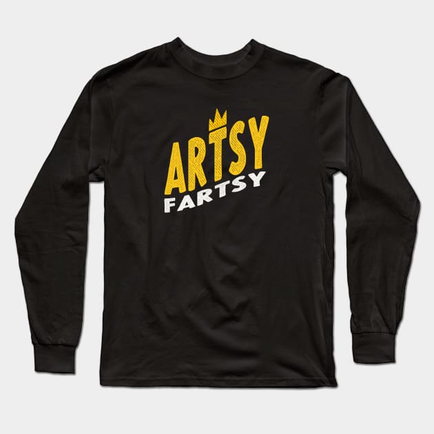 Artsy Fartsy Long Sleeve T-Shirt by Drugfreedave